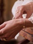 Daisy London Textured Charm Bracelet