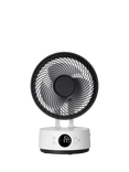 Meaco Sefte Air 8" Battery Operated Table Fan, White