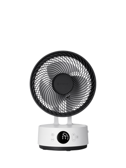 Meaco Sefte Air 8" Battery Operated Table Fan, White, White