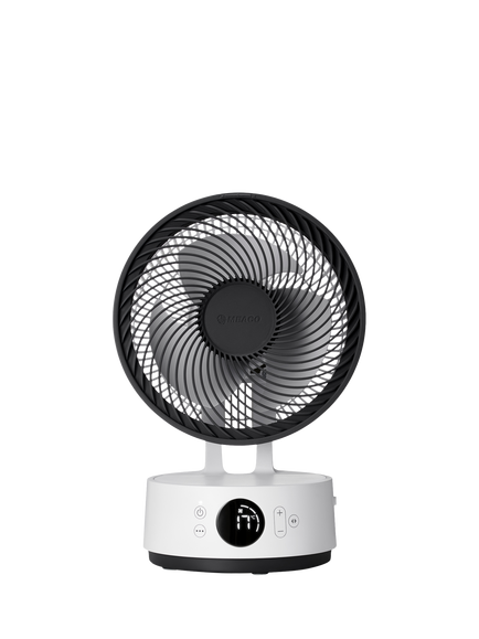 Meaco Sefte Air 8" Battery Operated Table Fan, White, White