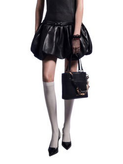 CHARLES & KEITH Addison Tote Bag, Cream - view 2, Black