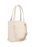 CHARLES & KEITH Addison Tote Bag, Cream