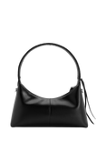 CHARLES & KEITH Simone Faux Leather Shoulder Bag, Black