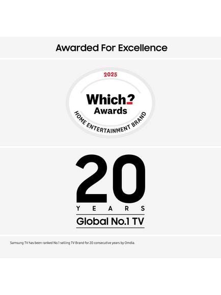 Samsung The Frame (2025) QLED Art Mode Smart AI TV with Slim Fit Wall Mount, 43 inch - view 2, Black