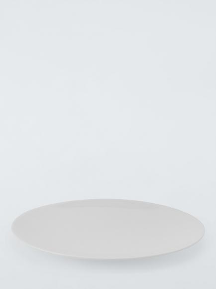 John Lewis + Queensberry Hunt Concave Bone China Side Plate, 23.3cm, White - view 2, 