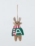 John Lewis Reindeer Alphabet Tree Decoration