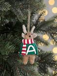 John Lewis Reindeer Alphabet Tree Decoration