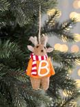 John Lewis Reindeer Alphabet Tree Decoration