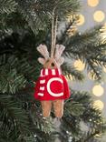 John Lewis Reindeer Alphabet Tree Decoration