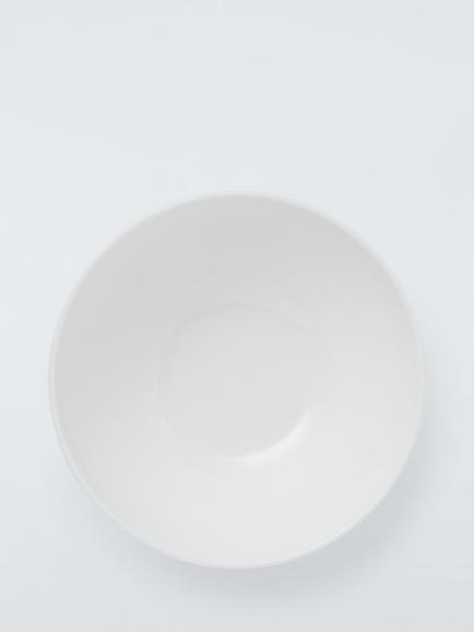 John Lewis + Queensberry Hunt Concave Bone China Cereal Bowl, 16cm, White - view 2, 