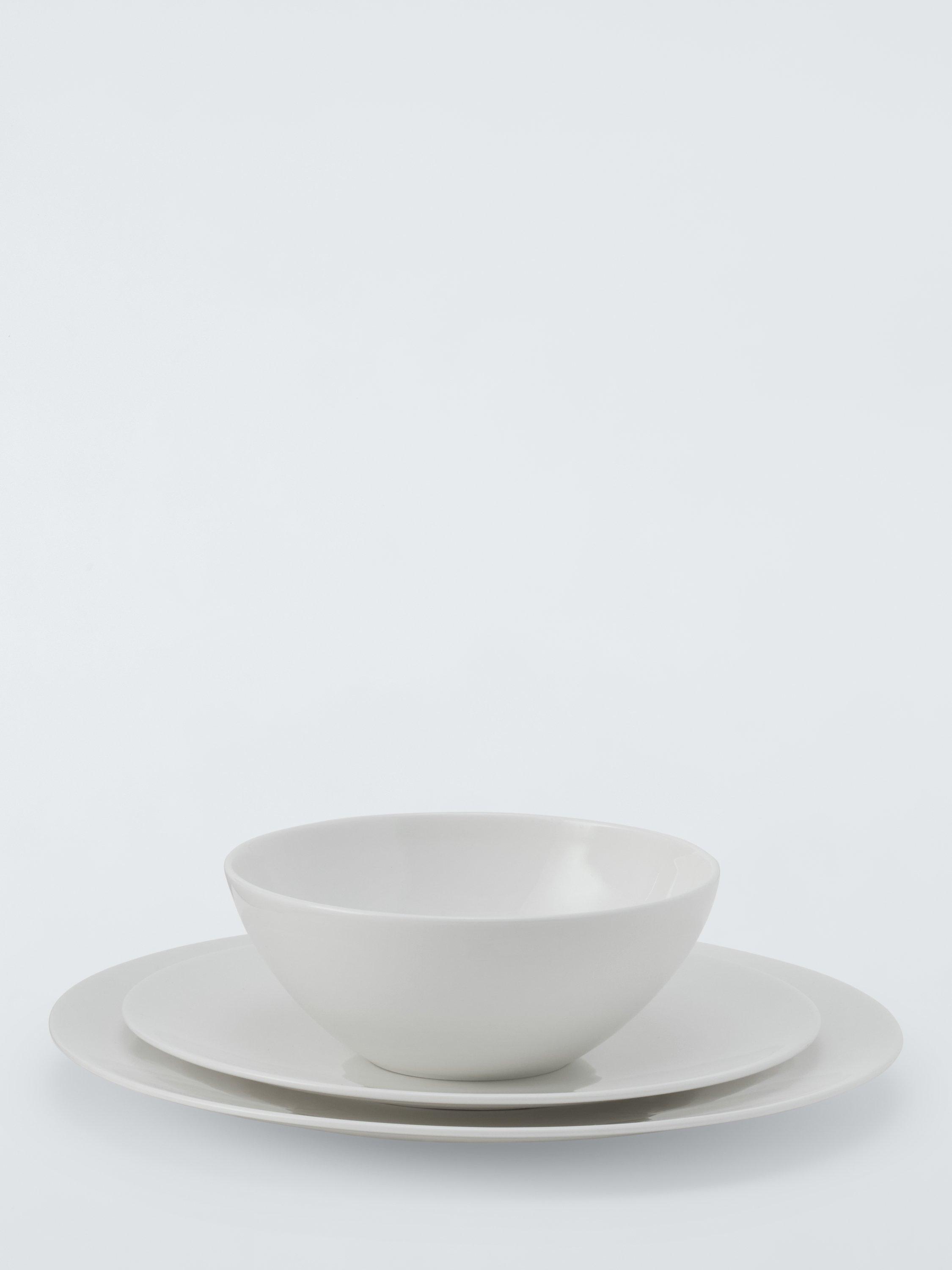 John Lewis + Queensberry Hunt Concave Bone China Cereal Bowl, 16cm