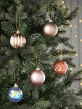 John Lewis Shatterproof Baubles, Box of 30, Pink