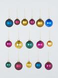 John Lewis Glass Baubles, Box of 42, Enchanted Tales Mix