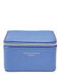 Aspinal of London Travel Watch & Ring Box, Capri Blue
