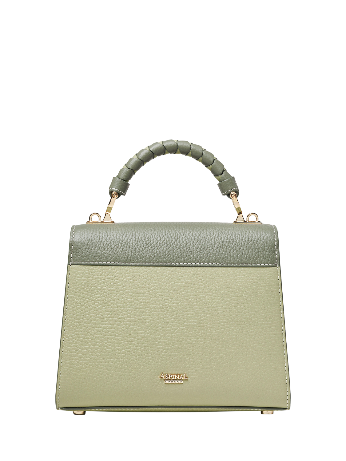 Product image 3 of 4, which shows Aspinal of London Mayfair Midi 2.0 Top Handle Bag, Ivory