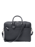 Aspinal of London 48 Hour Mount Street Pebble Leather Travel Bag, Navy