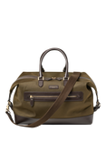 Aspinal of London Men's Nylon Weekend Bag, Khaki