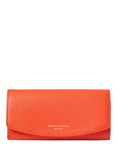 Aspinal of London Essential Pebble Leather Purse, Coral
