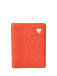 Aspinal of London Double Fold Pebble Leather ID & Travel Card Holder