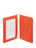 Aspinal of London Double Fold Pebble Leather ID & Travel Card Holder