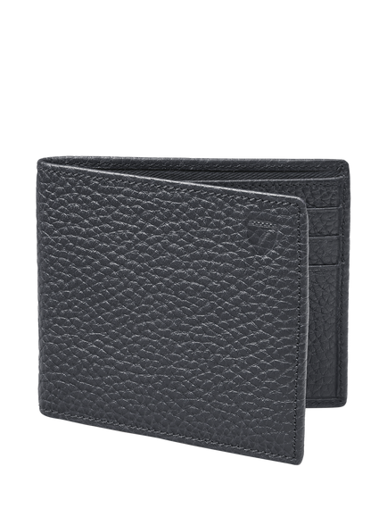 Aspinal of London Leather Billfold RFID Wallet, Navy - view 2, Navy