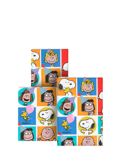Hallmark Snoopy Characters Wrapping Paper, 3m, Multi - view 2, Multi