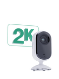 Arlo Essential 2 Wireless Smart Security System with One Outdoor 2K Camera & One Indoor 2K Camera, White
