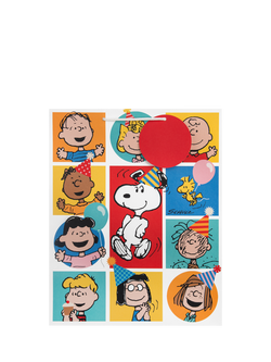 Hallmark Snoopy Characters Gift Bag, Multi - view 2, Multi