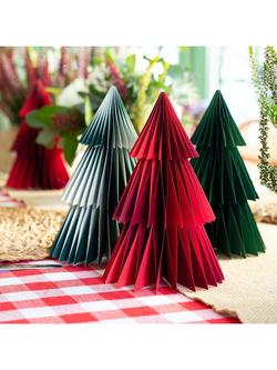 Talking Tables Honeycomb Tree Decorations, Pack of 4 - view 2, Multi