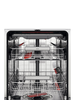 AEG FFB76727PM Freestanding Dishwasher, Stainless Steel - view 2, Stainless Steel