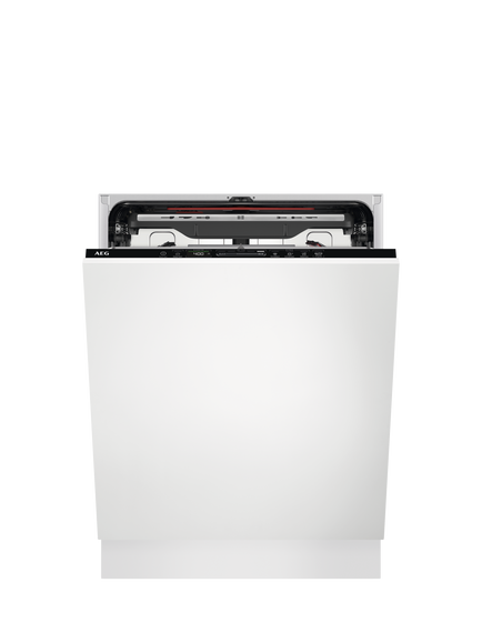 AEG FSE76747P Fully Integrated Dishwasher, White, White