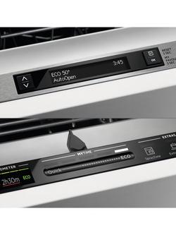 AEG FSE76747P Fully Integrated Dishwasher, White - view 2, White