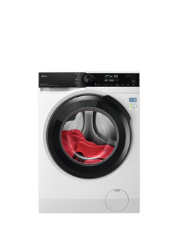 AEG LFSR74944UD Freestanding Washing Machine, 9kg, 1400rpm Spin, White, White