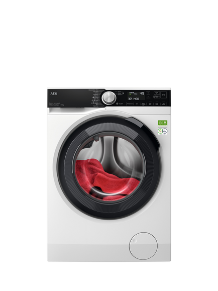 AEG 9000 LFSR95146WS Freestanding Washing Machine, 10kg Load, 1400rpm Spin, White, White