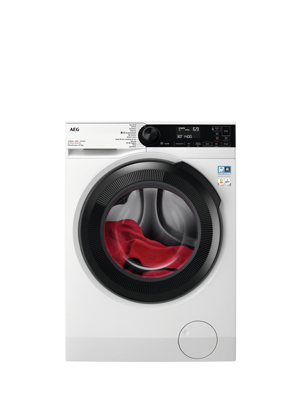 AEG 7000 LWR7314L4B Freestanding Washer Dryer, 11kg/7kg, 1400rpm Spin, White, White