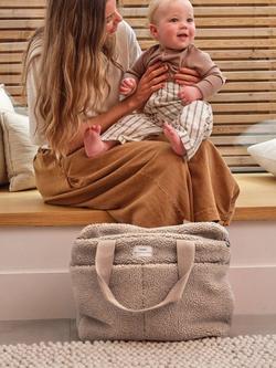 Finnsøn Sigrid Tote Changing Bag, Teddy Borg - view 2, Teddy Borg