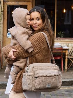 Finnsøn Freya Compact Changing Bag, Teddy Borg - view 2, Teddy Borg