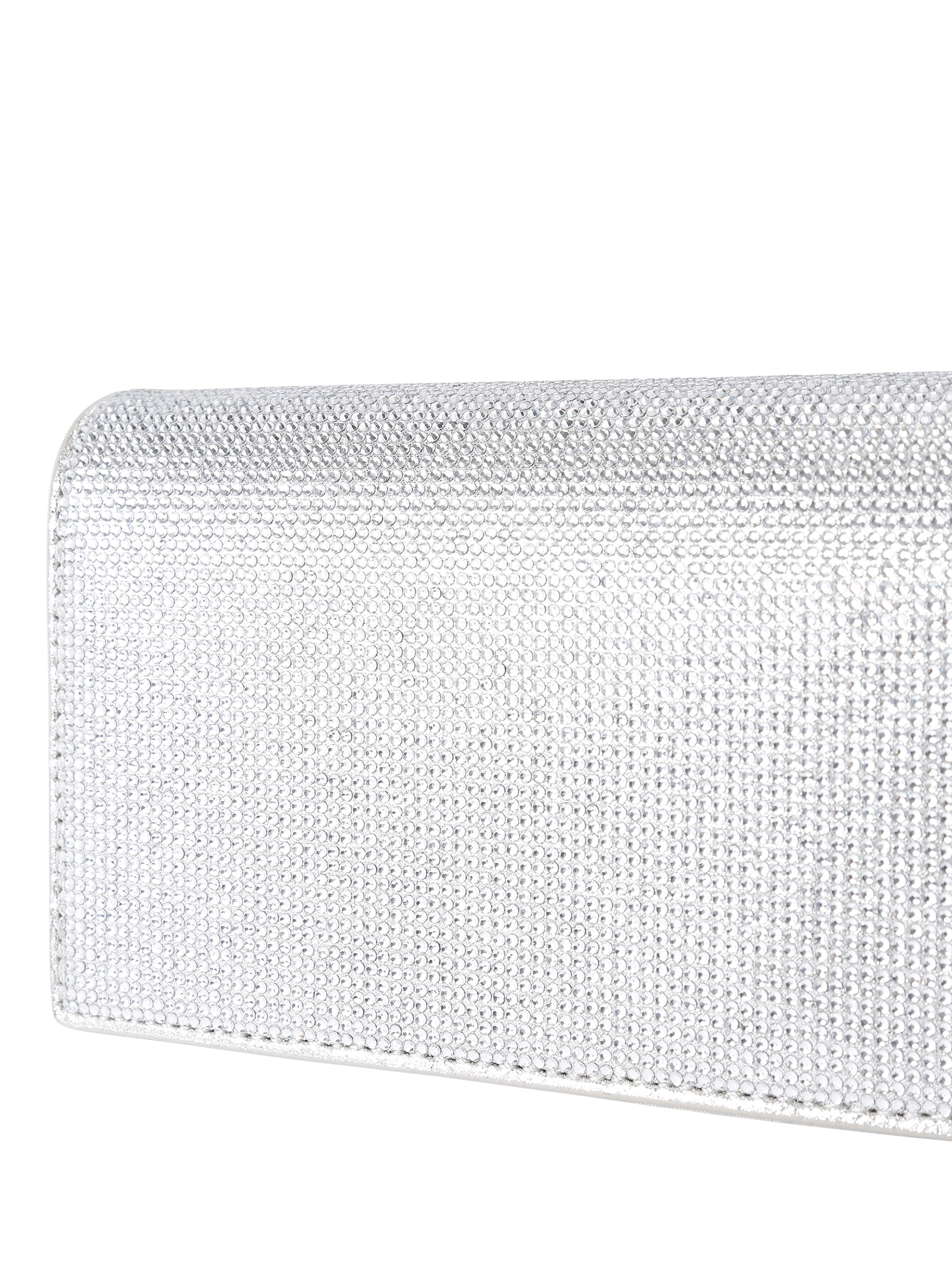Product image 6 of 6, which shows KG Kurt Geiger Baily Clutch Bag, Silver