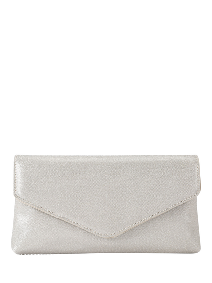 KG Kurt Geiger Bella Clutch Bag, Silver, Silver