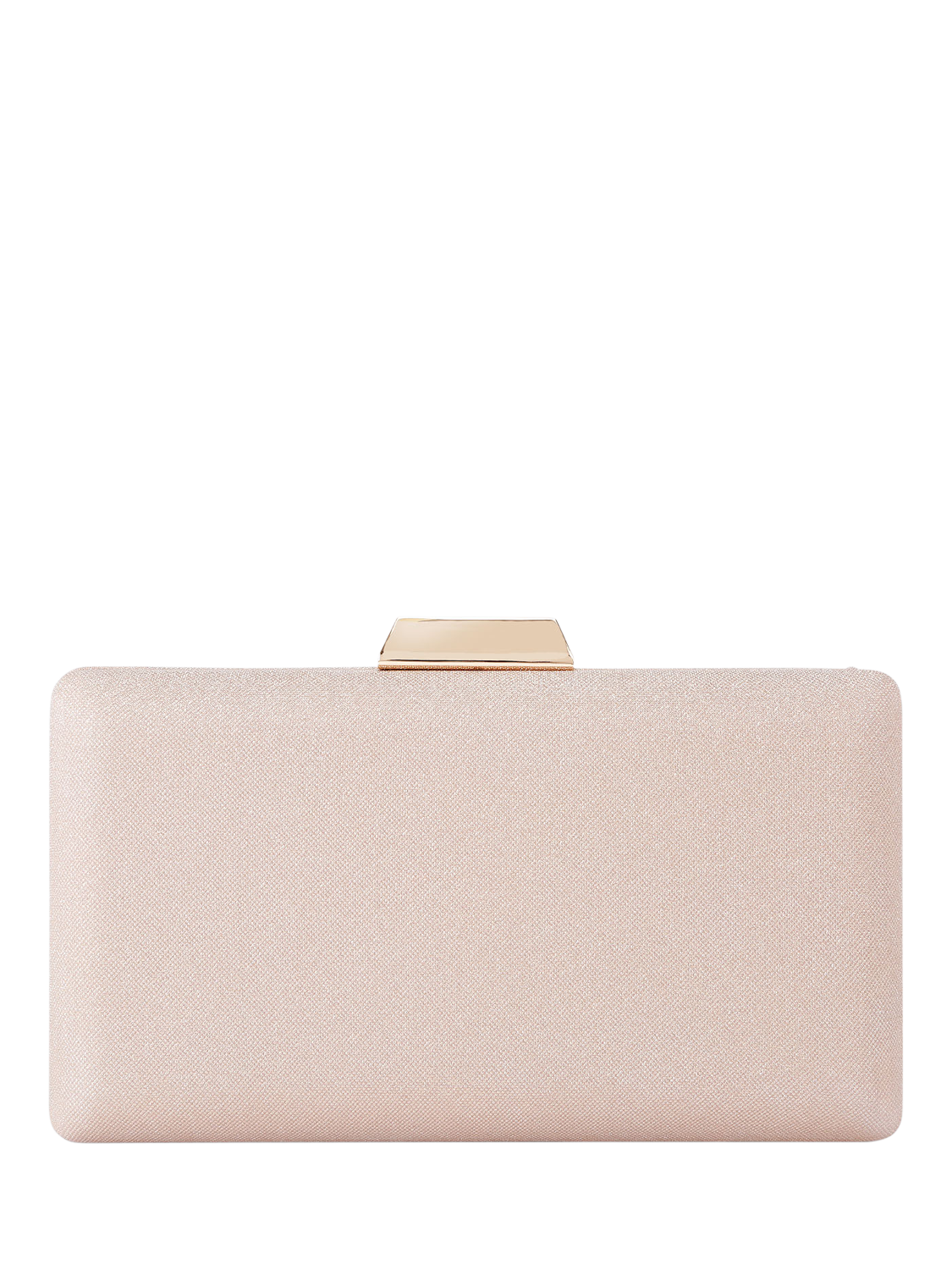 Product image 1 of 6, which shows KG Kurt Geiger Billy Clutch Bag, Gold