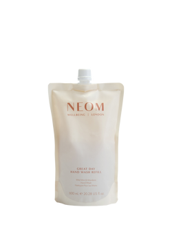NEOM Wellbeing London Great Day Hand Wash Refill, 600ml, 