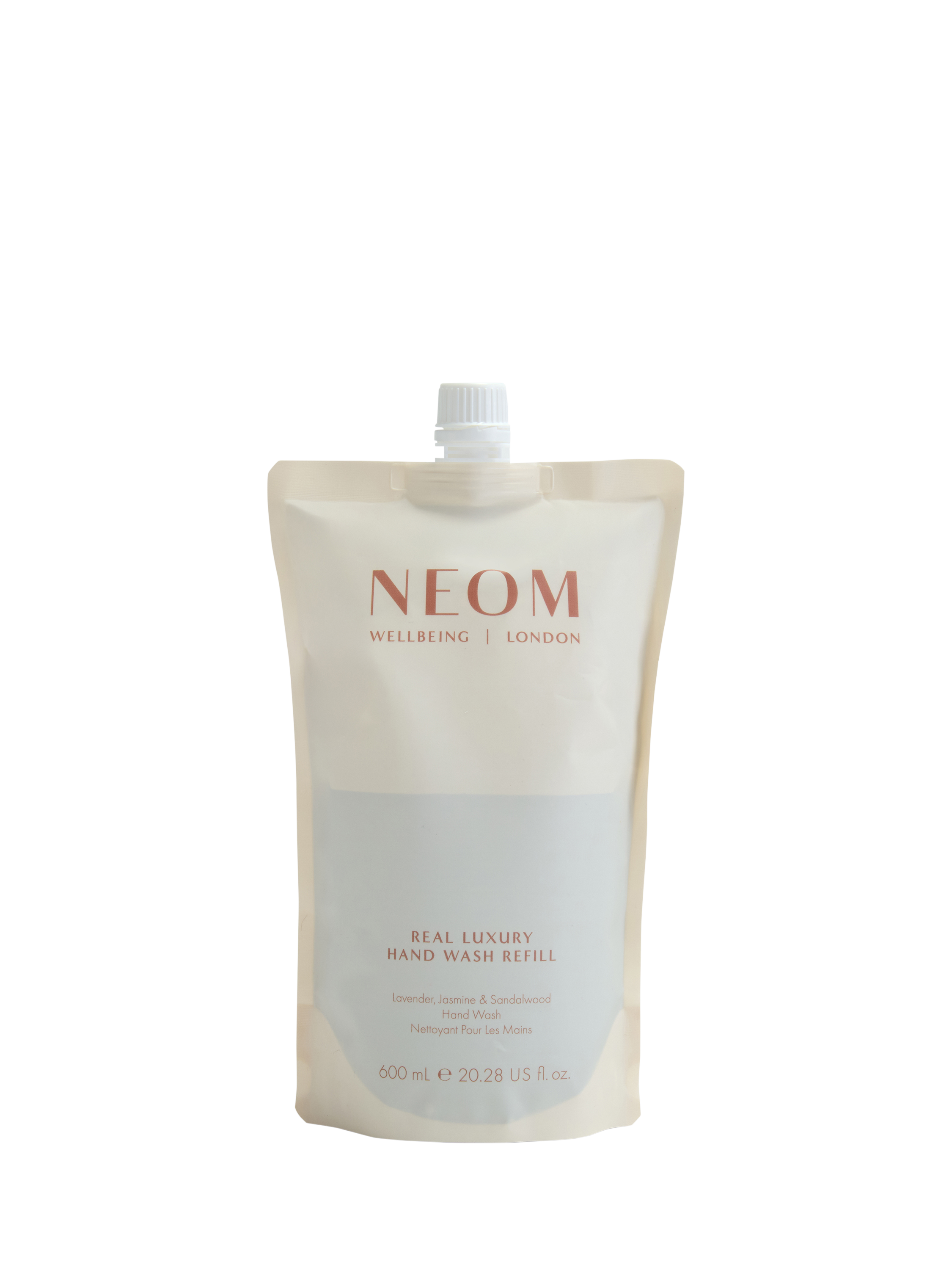Product image 1 of 6, which shows NEOM Wellbeing London Real Luxury Hand Wash Refill, 600ml