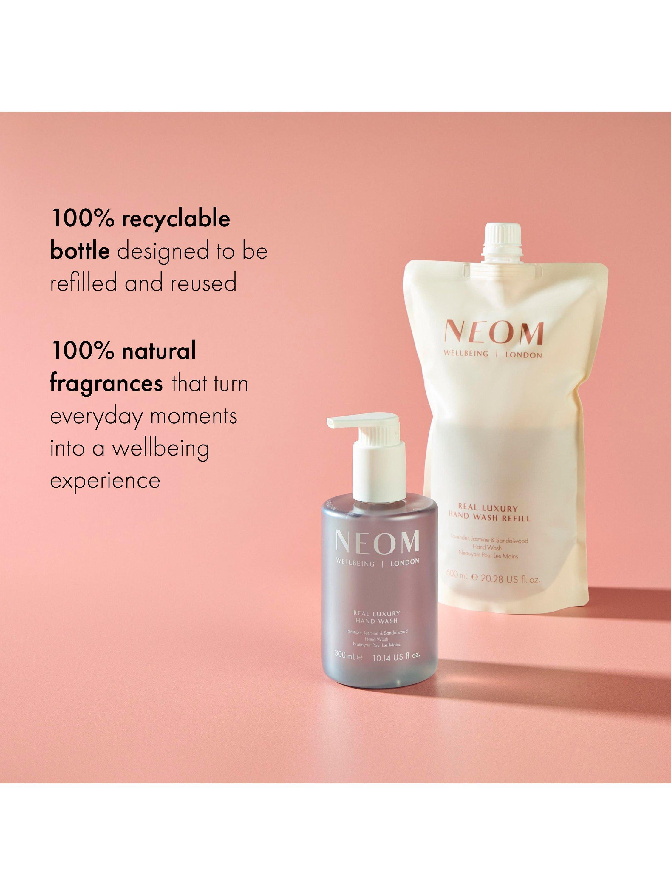 Product image 3 of 6, which shows NEOM Wellbeing London Real Luxury Hand Wash Refill, 600ml