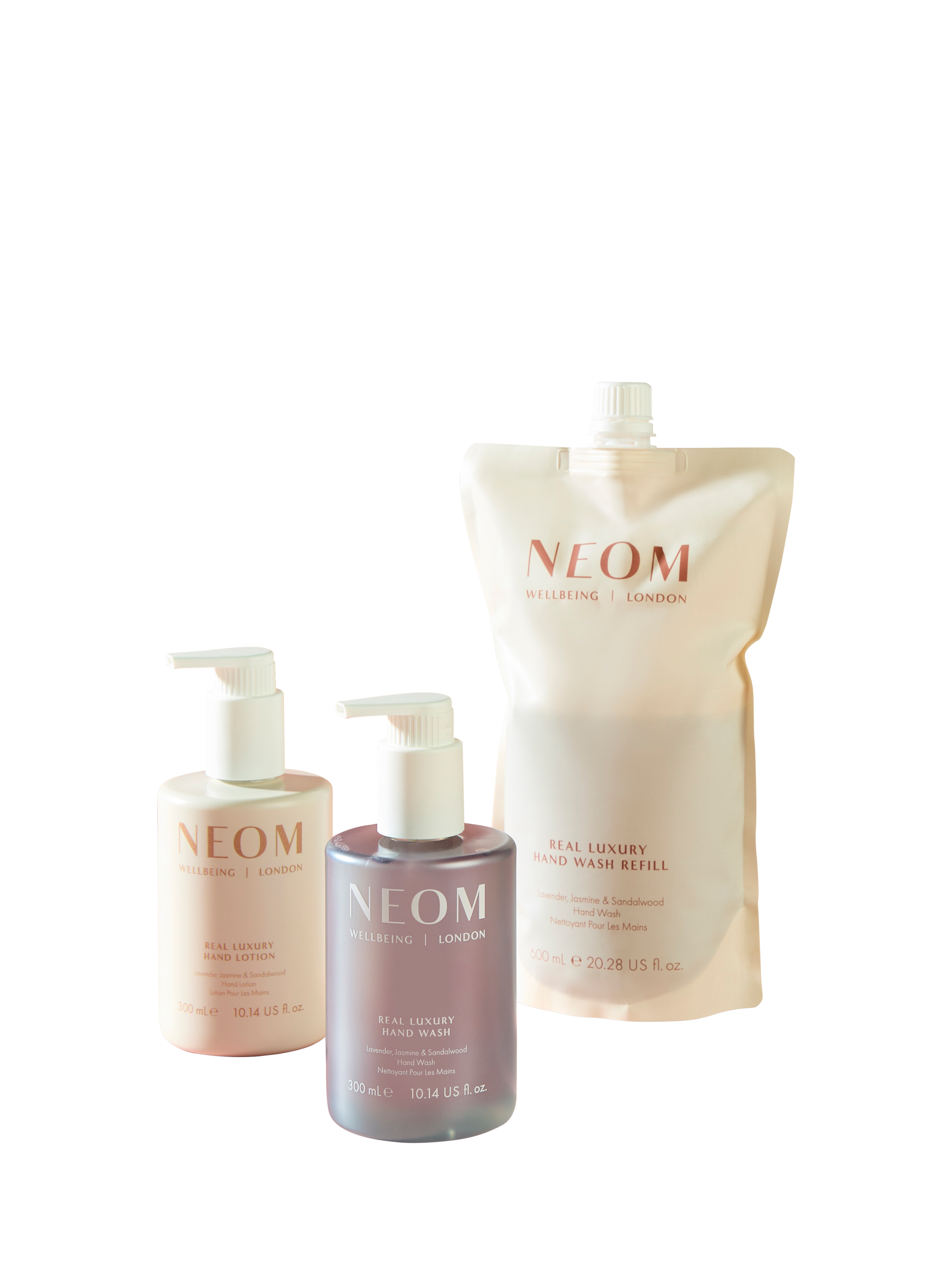 Product image 6 of 6, which shows NEOM Wellbeing London Real Luxury Hand Wash Refill, 600ml