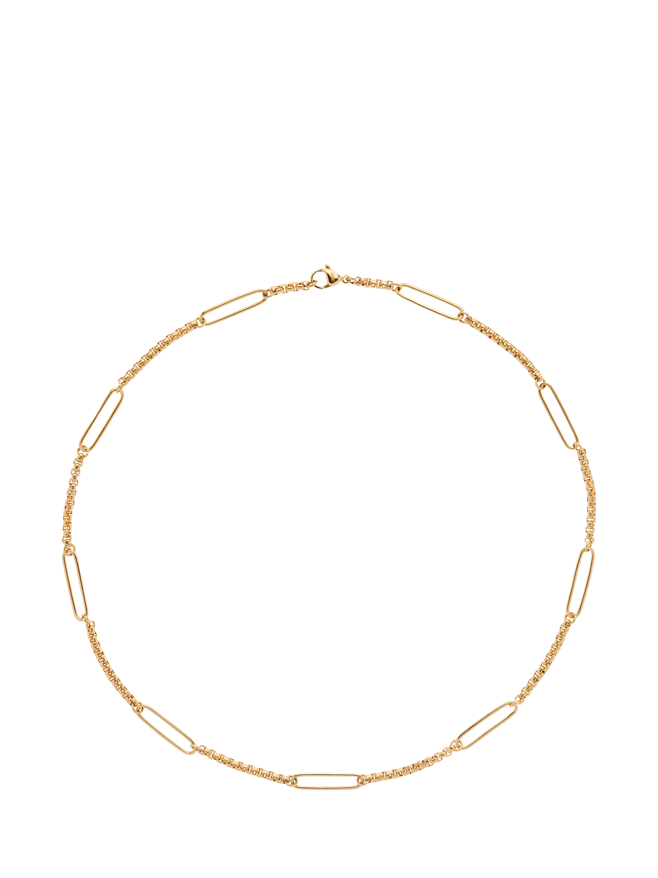 Product image 1 of 2, which shows Melissa Odabash Chain Necklace, Gold