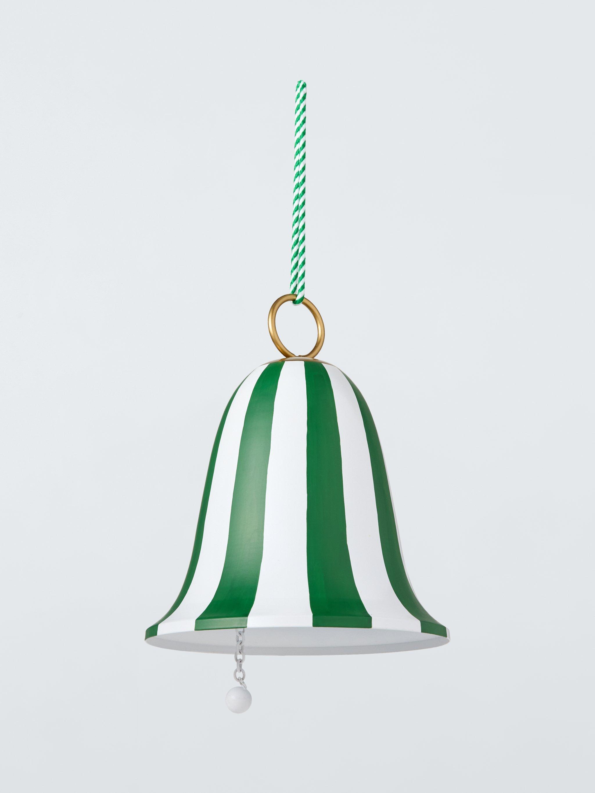 John Lewis Striped Metal Bell Hanging Decoration