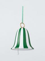 John Lewis Striped Metal Bell Hanging Decoration