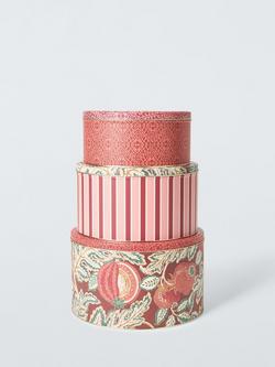 John Lewis x Sanderson Round Cake Tins, Set of 3, Multi, Multi