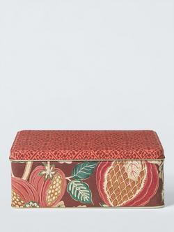 John Lewis x Sanderson Deep Rectangular Storage Tin, 2.25L, Multi, Multi