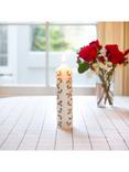 Talking Tables Holly Advent Pillar Candle, H20.5cm